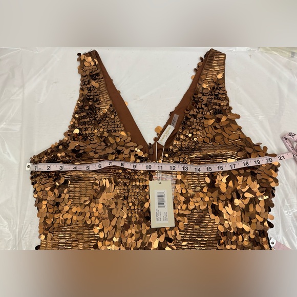 Ramy Brook Marley Copper Paillettes Dress - Picture 14 of 16